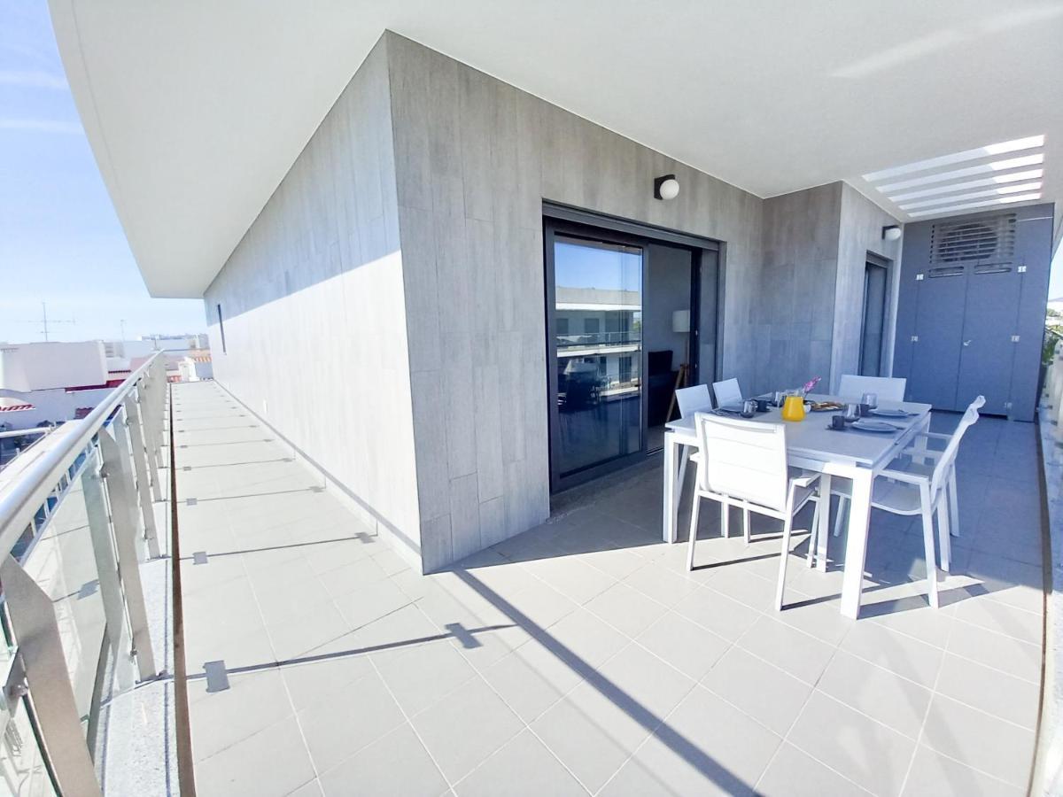 T3 Alto Forte -Vista Mar,Ar Condicionado,Garagem Quarteira Exterior foto